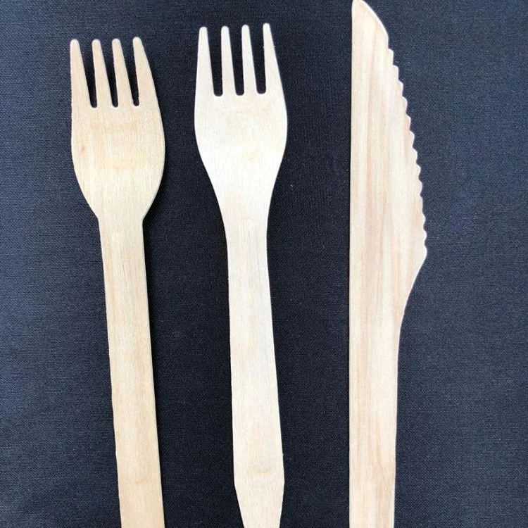 
165 mm eco-friendly disposable birch knife 