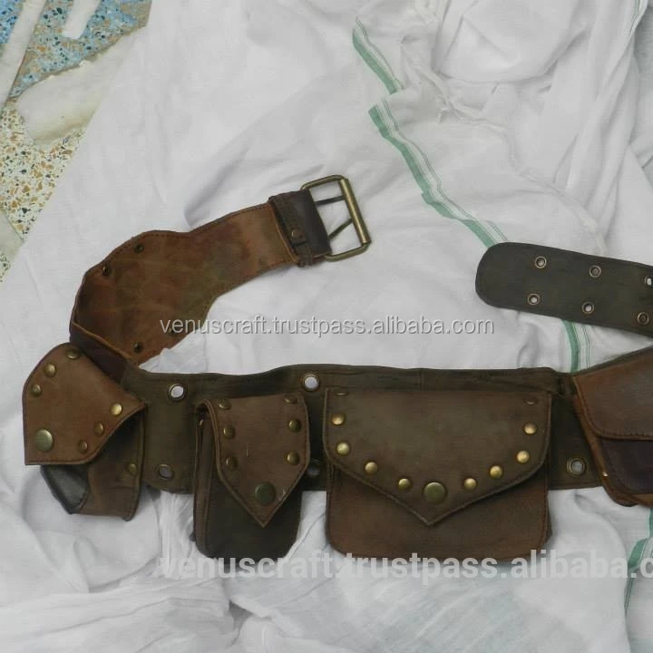 travel leather hip pocket fanny pack