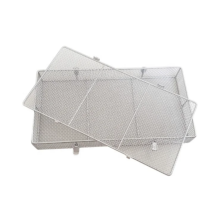custom permanent stainless steel perforated fine wire mesh kitchen cooking round  basket
