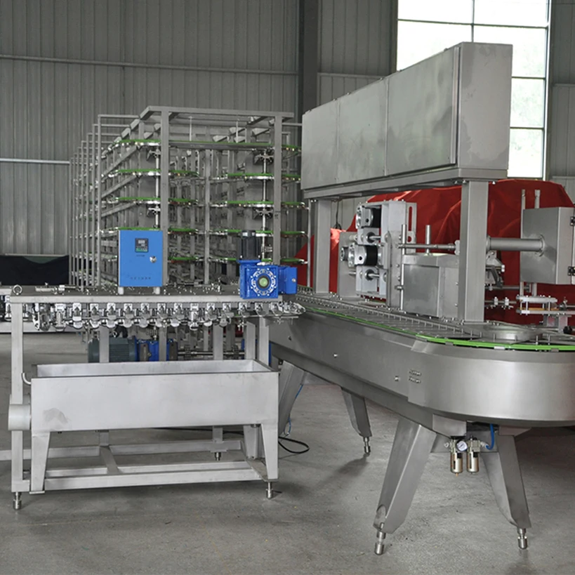 
China original stick funny face ice cream extrusion line with hardening tunnel 