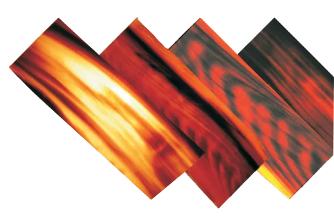 Natural Buffalo Horn Eyewear Frames Unisex Print Animal Style Optical Frames Available in Black White and Brown