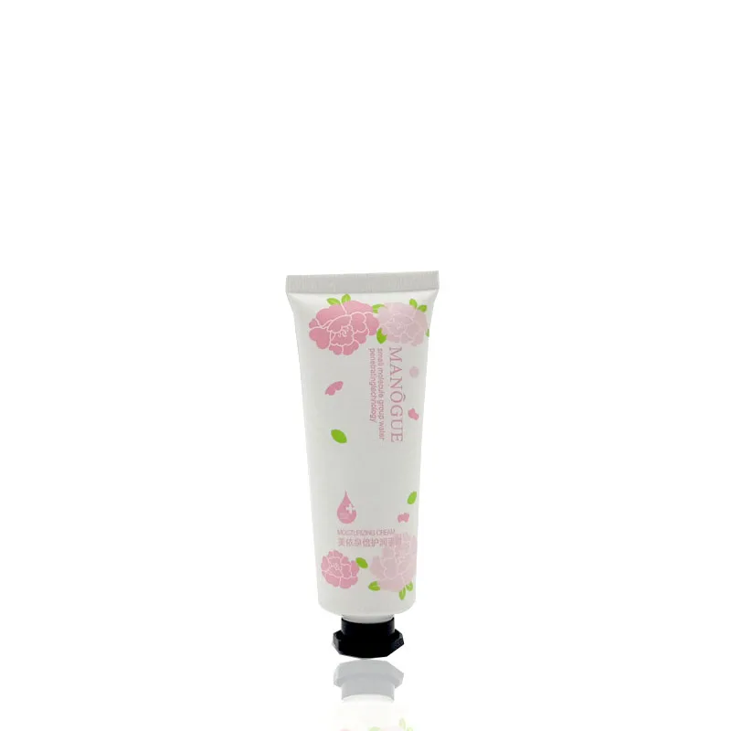 White Cosmetic Hand Cream Ointment Packaging Tube with Octagon Cap