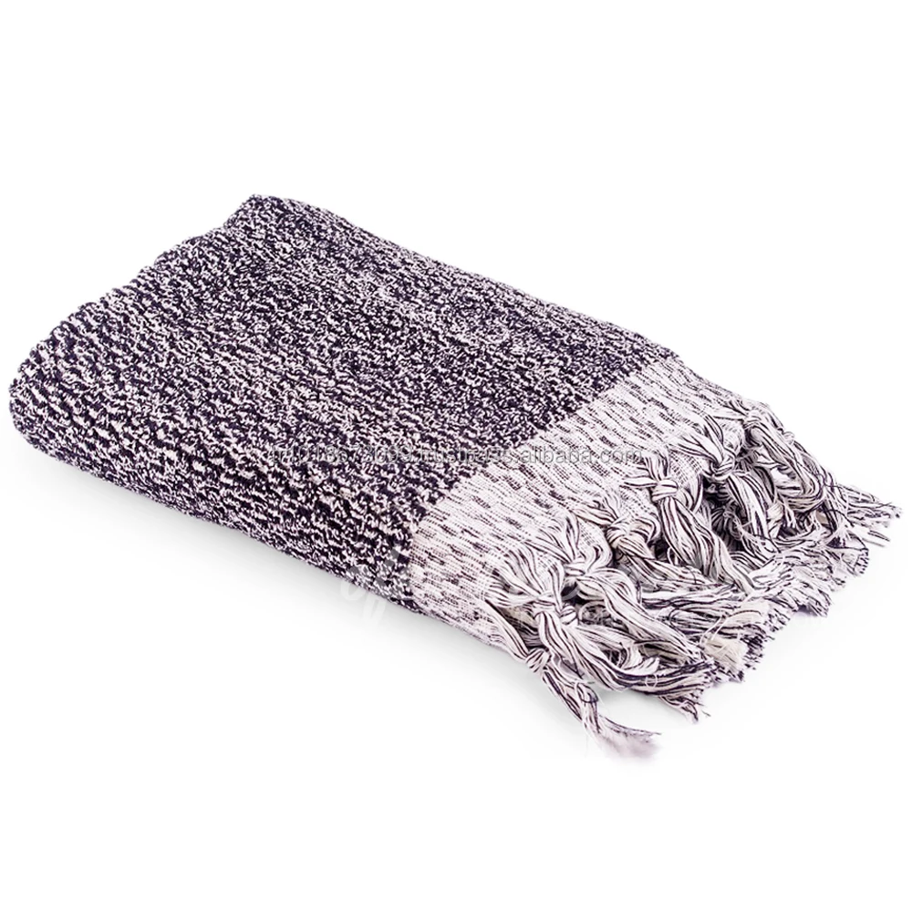 KAOS Navy Turkish Towel Handloomed Luxury Turkish Towels Handmade Artisanal 100% Cotton Traditional Production Unique High End