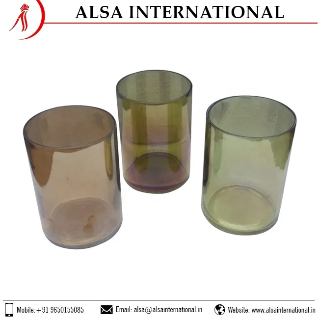 Top Selling Handcrafted Decorative Glass Votive Candle Holder Home Use Metal Material Wholesale Price Trusted Exporter