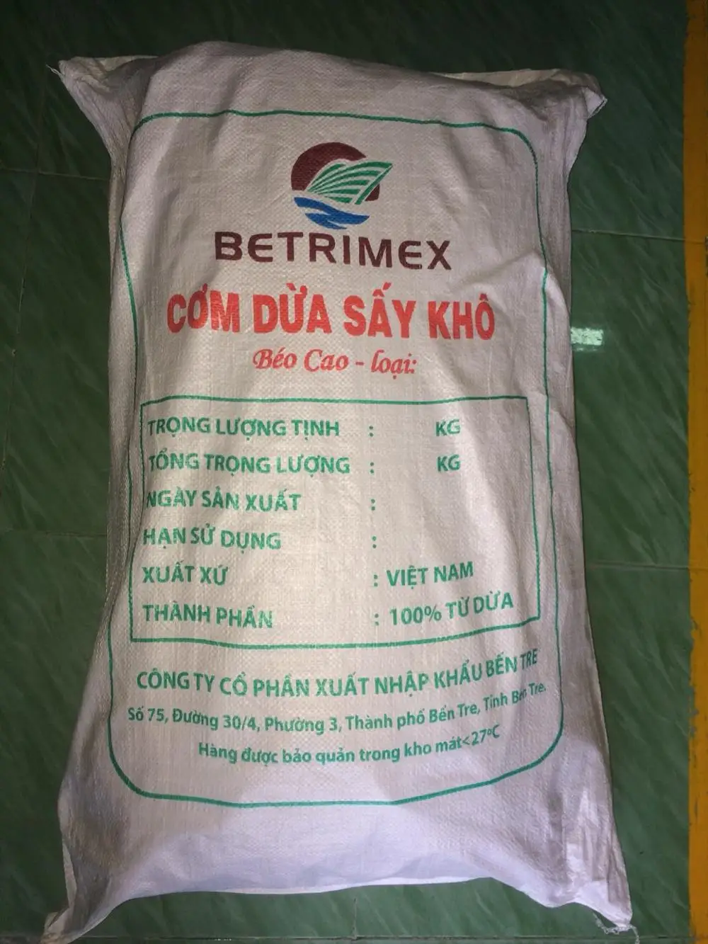 Vietnam High fat desiccated coconut powder