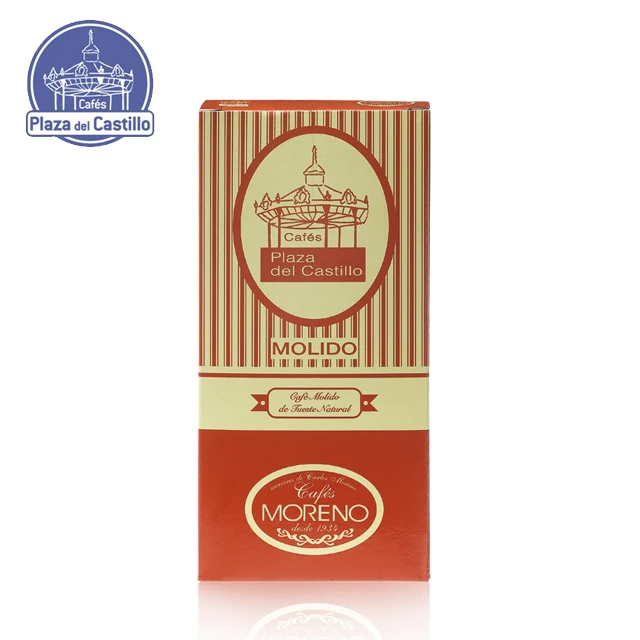 
Natural roast Coffee beans Wholesale (250g cardboard box) - P DEL CASTILLO - | Cafes Plaza del Castillo 