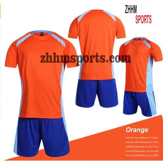 
DIY Print Brand New Football Kits Men Soccer Training Jerseys 
