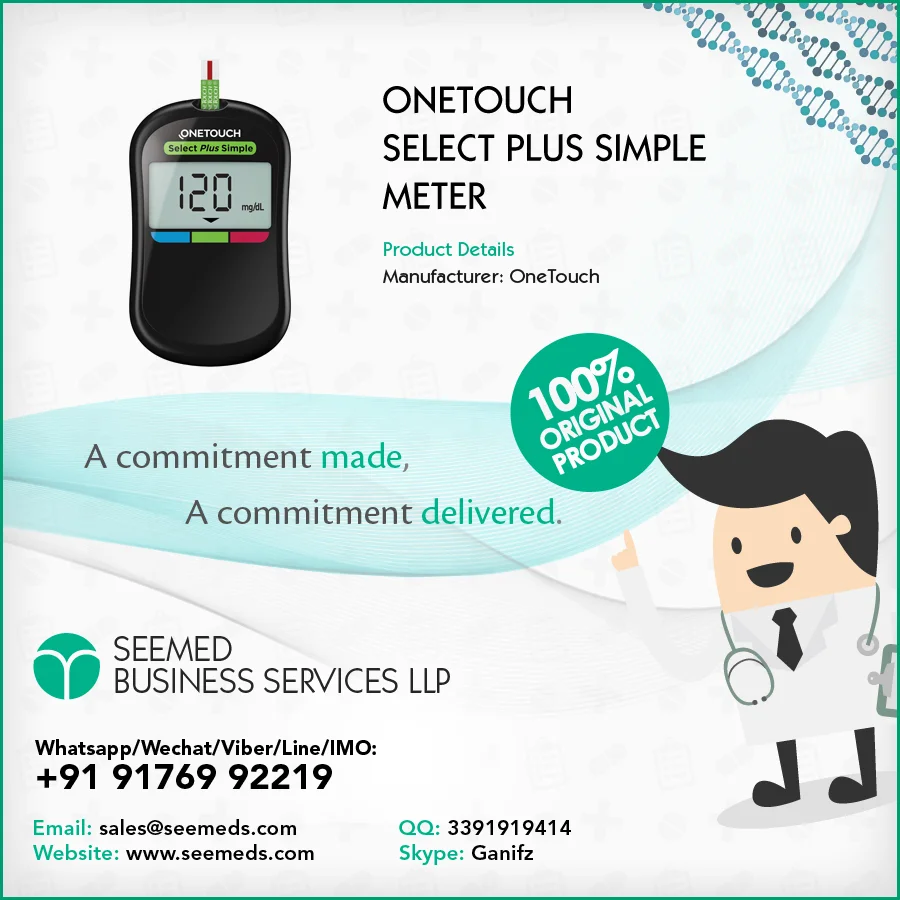 
OneTouch Select Plus Simple Meter / Whatsapp / Wechat / Viber / Line / IMO +919176992219 