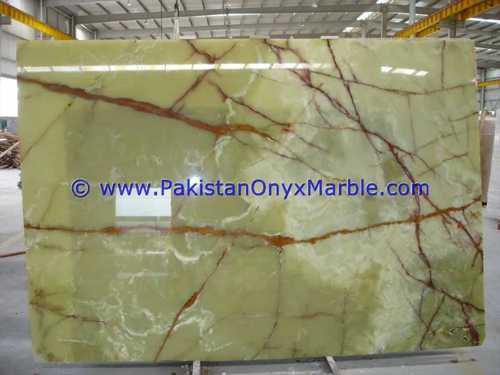PAKISTANI GREEN ONYX SLABS COLLECTION FOR TABLE TOPS