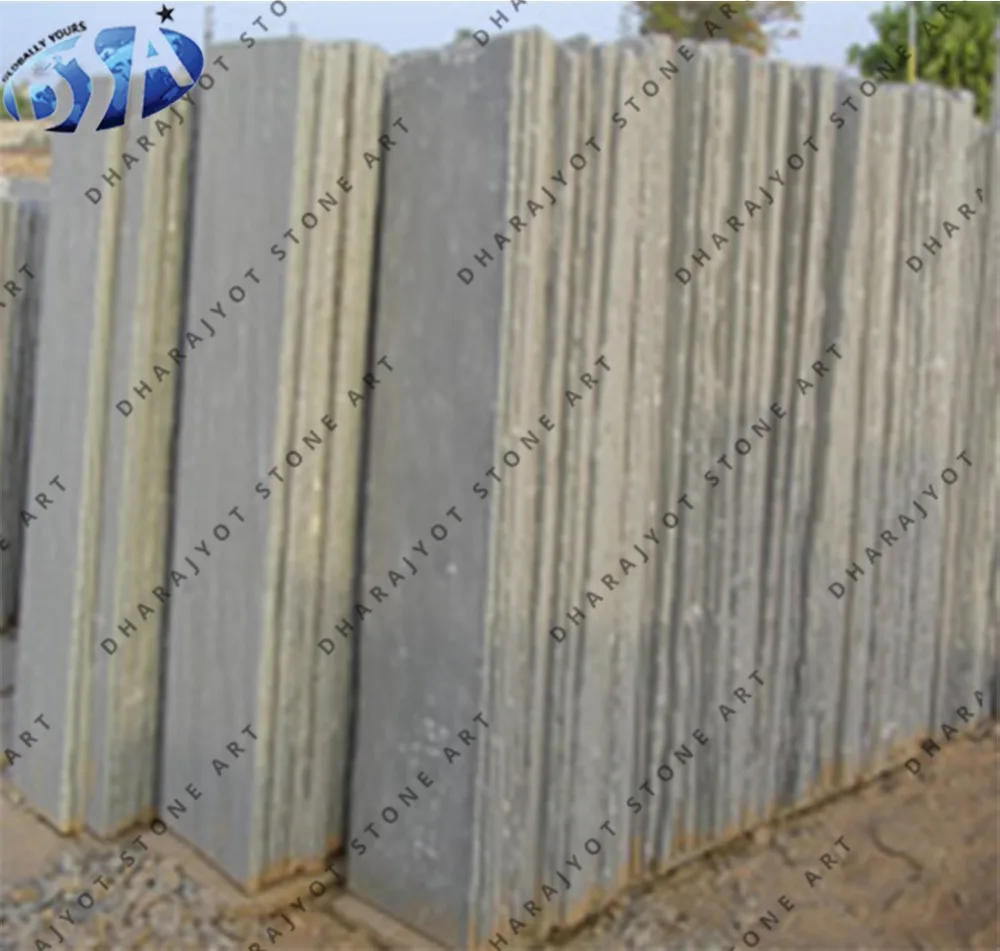 
indian good quality honed gray sandstone tiles decor 