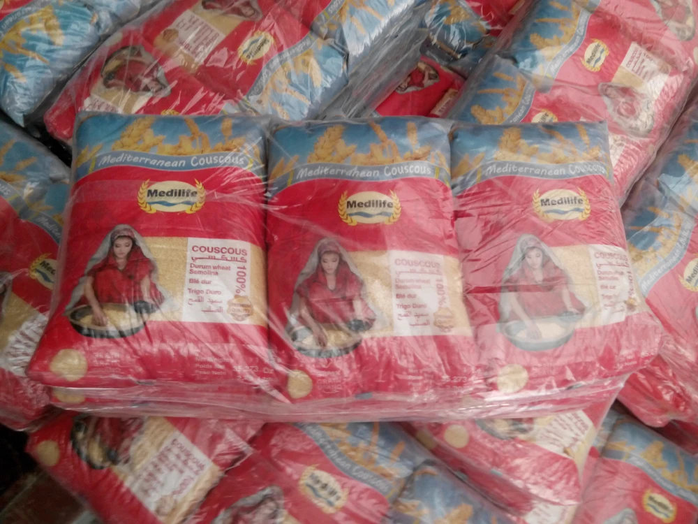 Steamed Hard Wheat Couscous Recipe, Thin Grain 500g Bag