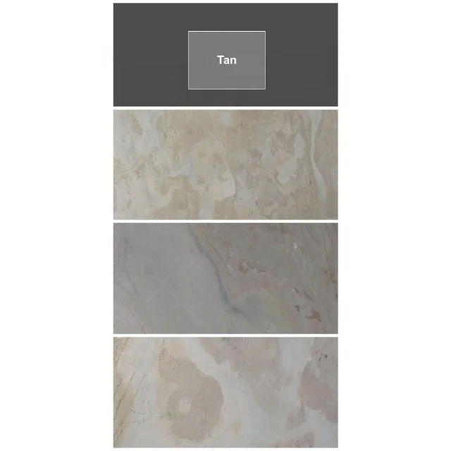 Natural 2MM Interior Ultra Thin Smooth Flexible Tan Slate Stone Thin Flexible Veneer Sheet For Interior Exterior Decoration