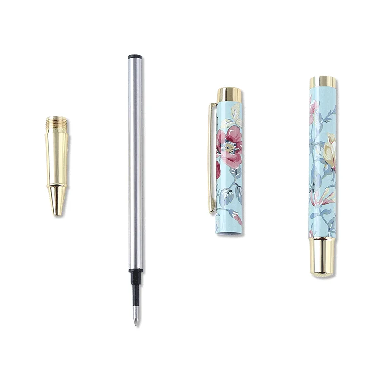 TTX Luxury High Quality Business Gift Promotional Custom Logo Metal Pen Set With Wallet Mirror