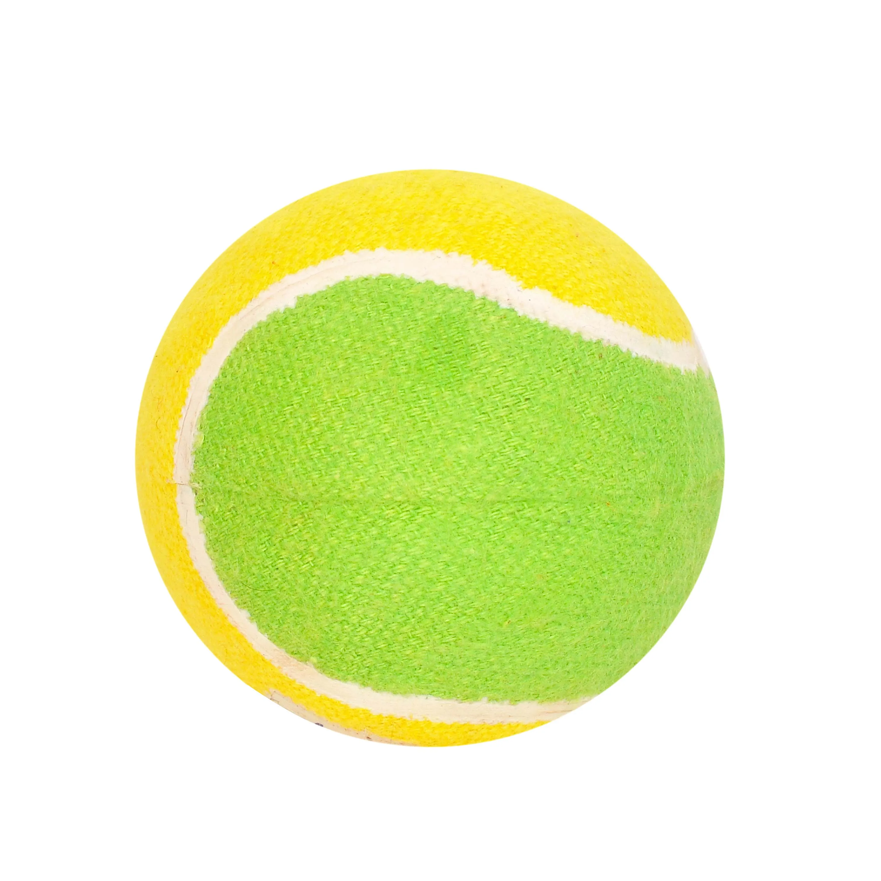 custom logo wholesale cheap promotional cricket tennis ball outdoor tennis balls natural rubber felt Training sports ball