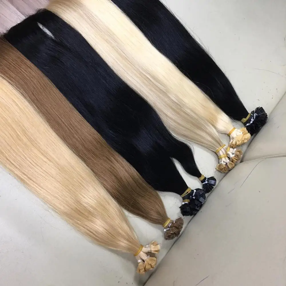 BALAYAGE FLAT TIPS HAIR EXTENSION DOUBLE DRAWN VIETNAMESE HAIR