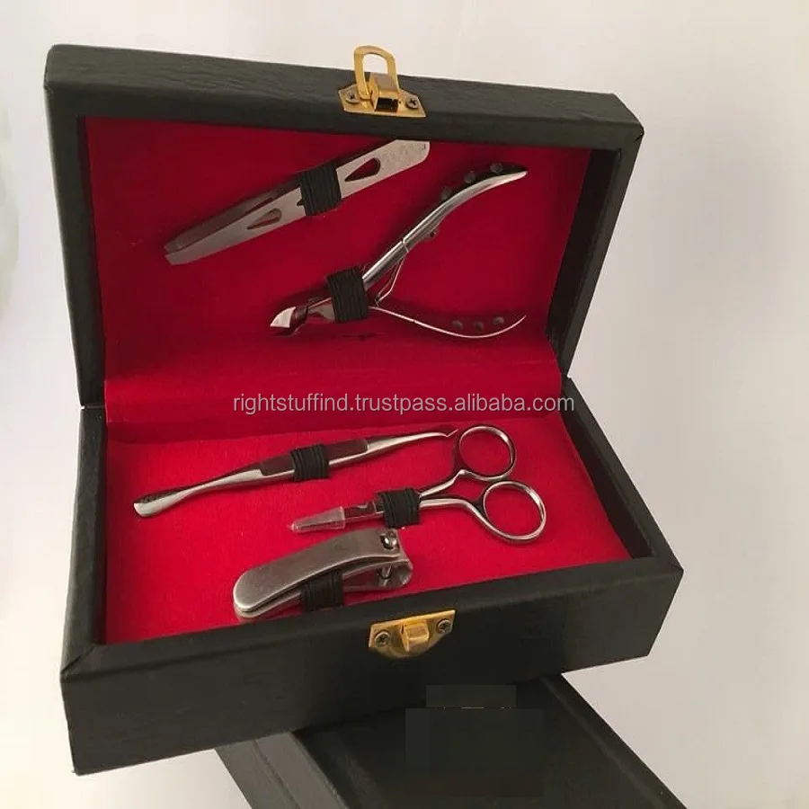 SALON Stainless Steel Cuticle Nail Pusher Spoon Remover Manicure Pedicure Care Tools