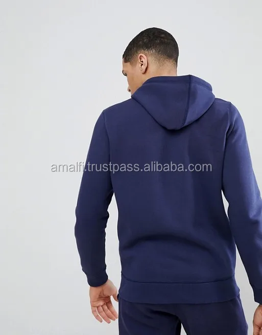 Custom Hoodies Tracksuit Navy Khaki 80% Cotton, 20% Polyester Plain Pullover Hoodies Track suit pants with zipper up