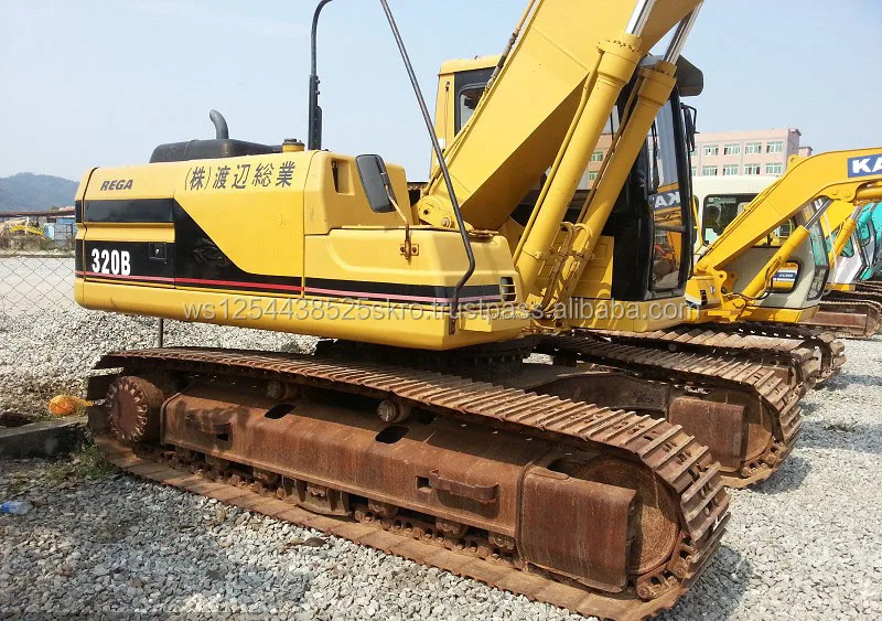 low working hours used caterpillar 320b/320c/320d excavator made in JAPAN