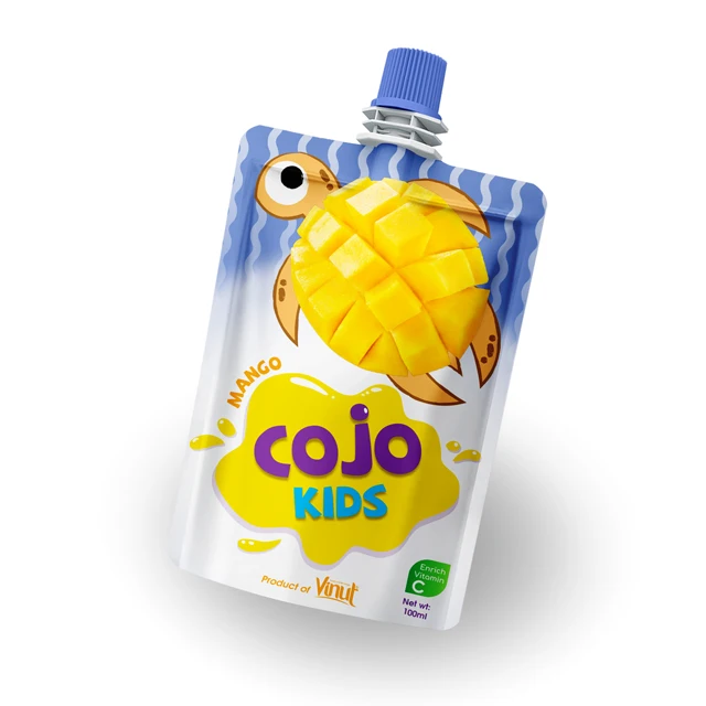 Детские мешочки Cojo 100 мл, напиток с клубничным соком