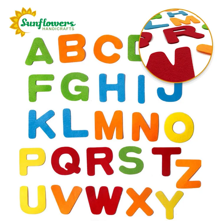 Die Cut out alphabet letter felt A to Z for DIY craft Project