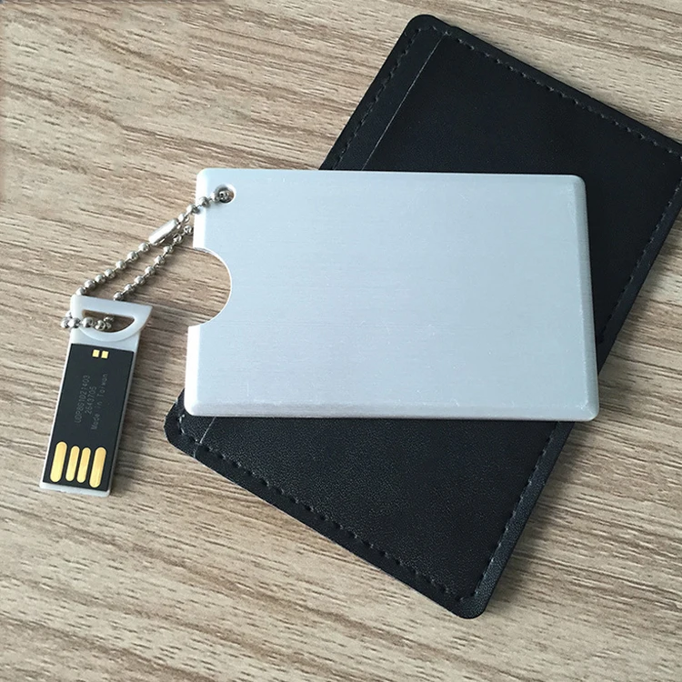 metal OEM/ODM metal credit card usb stick 1gb 2gb 4gb 8gb 16gb 32gb usb flash memory cards