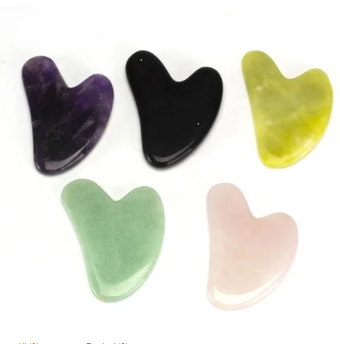 Green Aventurine Guasha Scraping For Body Massage And Medicare