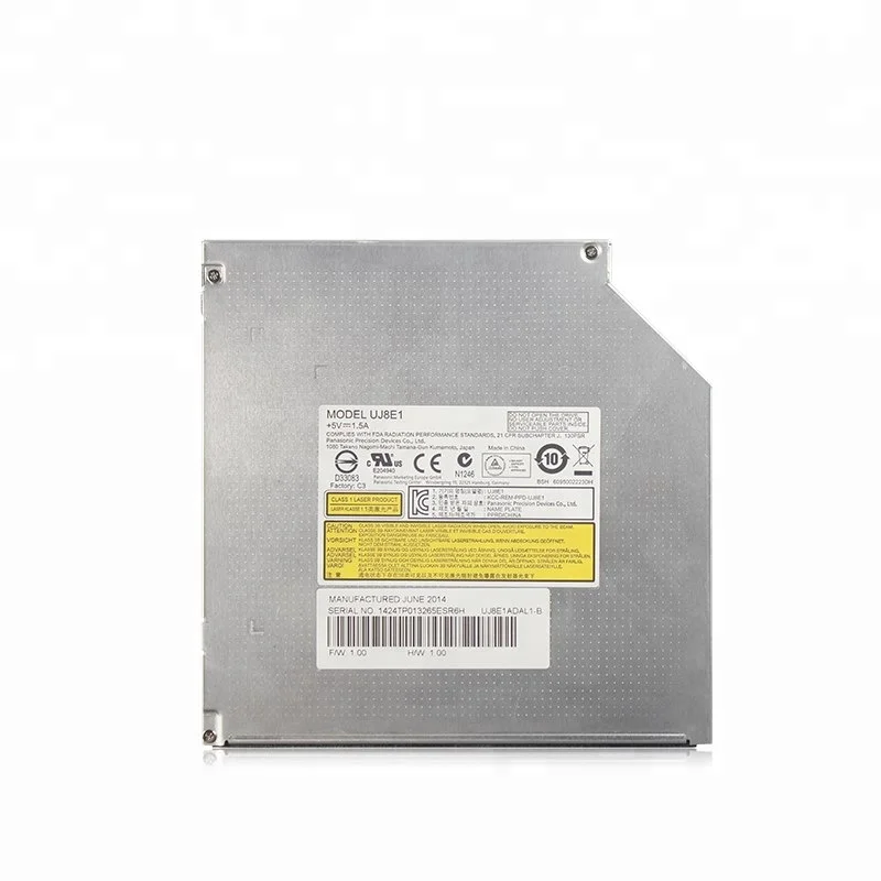 Wholesale Panasonic UJ8E1 ADAL1-B SATA Tray Load DVD Writer for Laptop