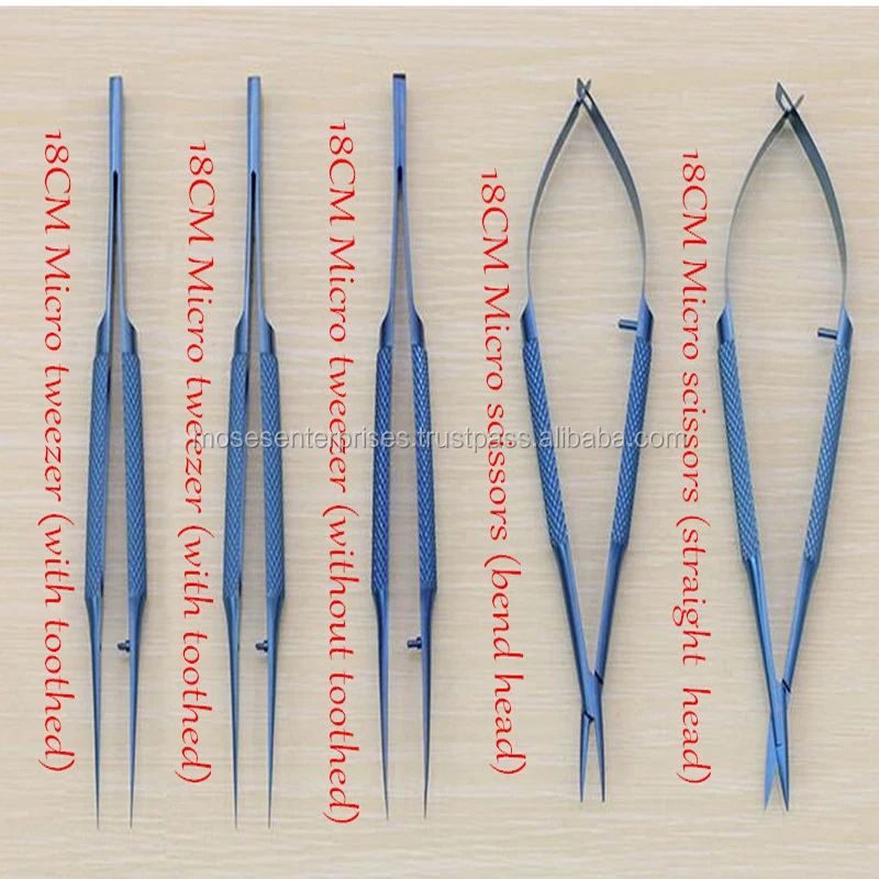 Microsurgery Scissors Surgery Instruments  Micro Surgery Scissors Set