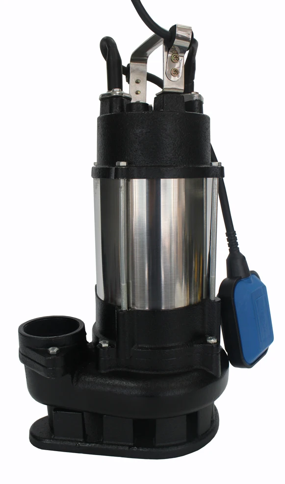 750w 1hp V750F Cast iron elettropompa Electric flood control drainage sewage water pump with float switch