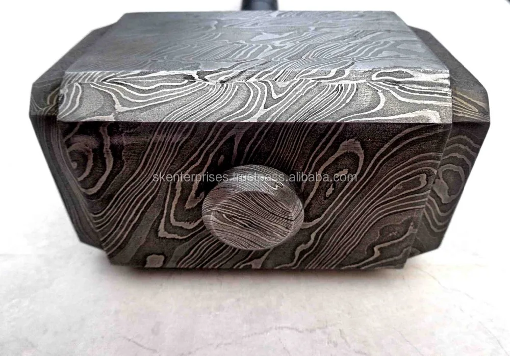 Hand Forged Damascus Hammer