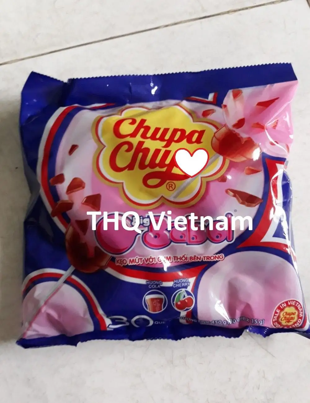 [THQ VN] Chupa Chupss lollipop с жвачкой Big Babol 450