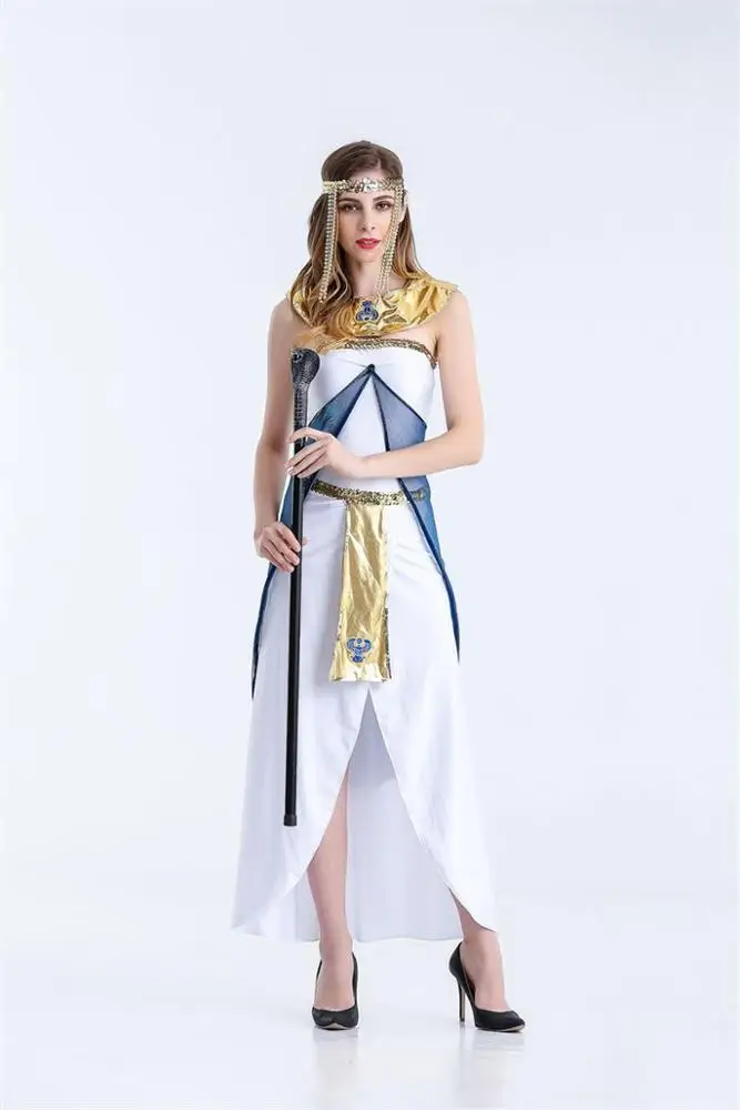 Masked Ball Party Deluxe Cleopatra Sexy Women Greek God Costume