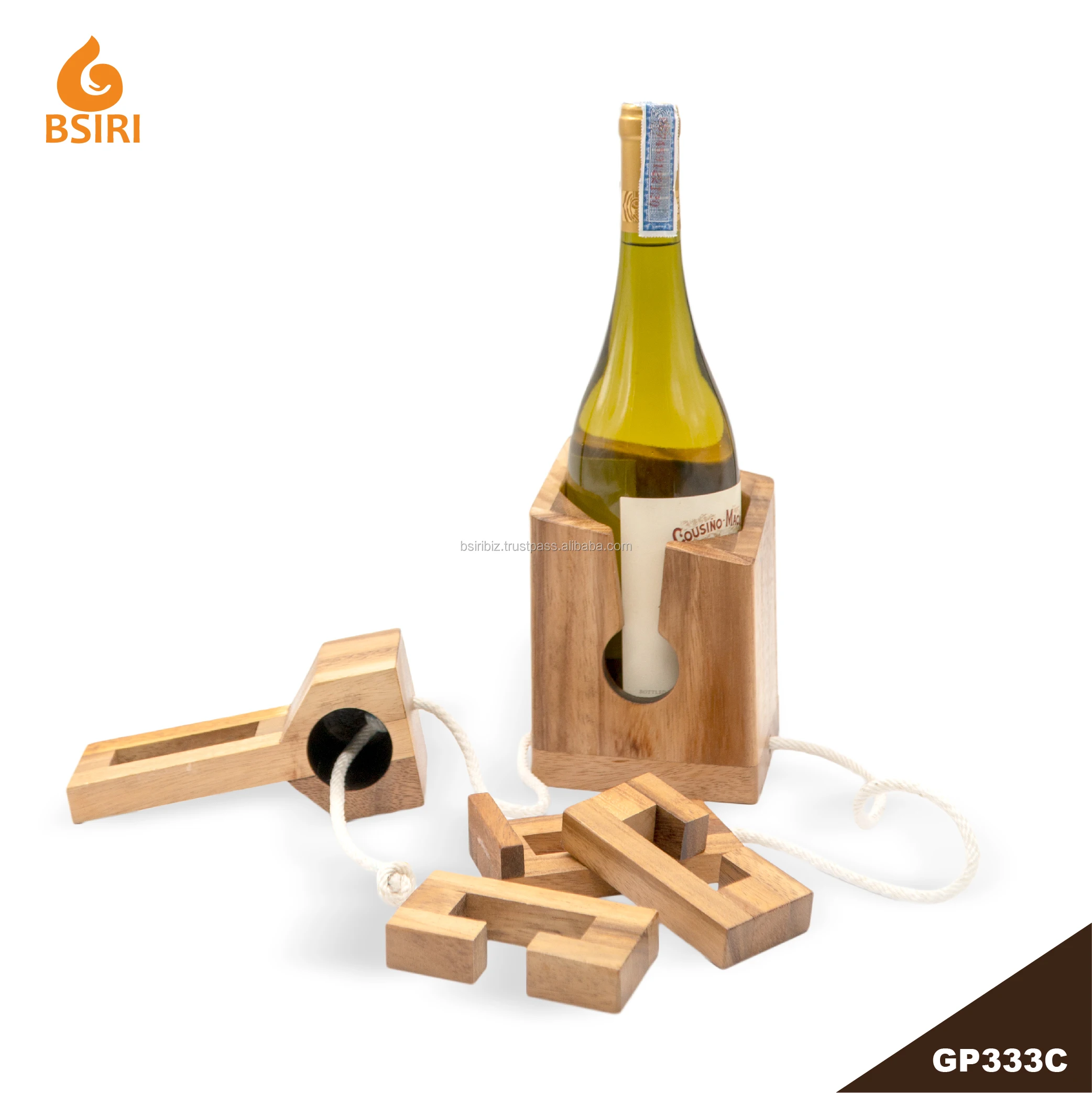 kitchen toys CCO Wine Bottle Puzzle Wooden for Adults Brain Teaser Drinking Games for Adults Party new product ideas 2023