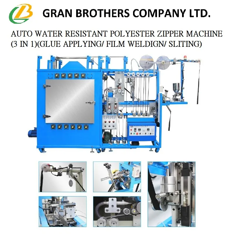 
water proof zipper making line 