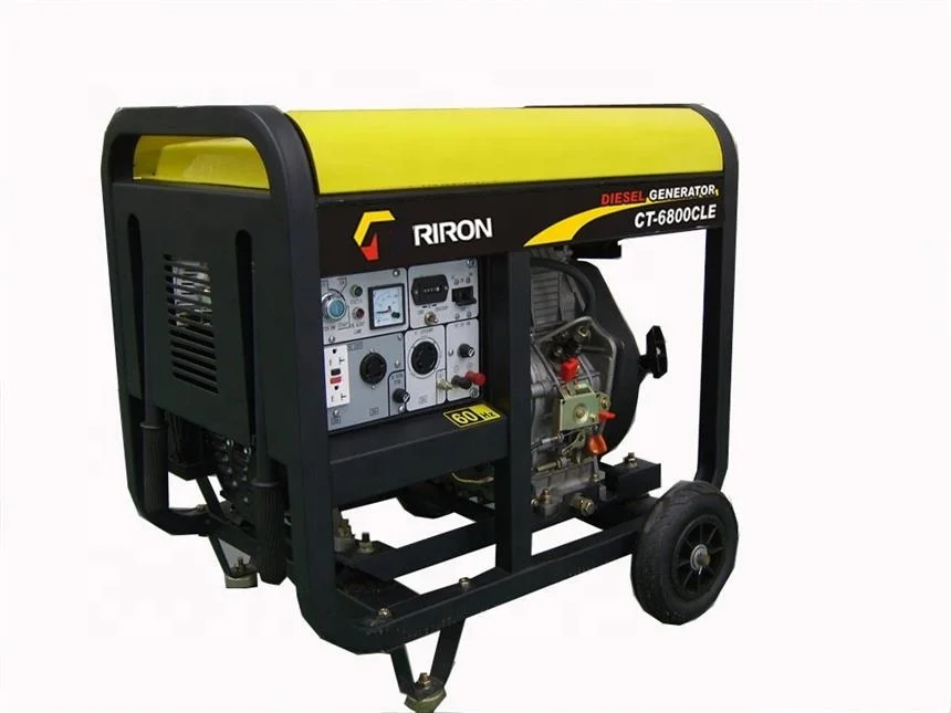  3 кВт Однофазный Дизельный Портативный электрический генератор открытого типа