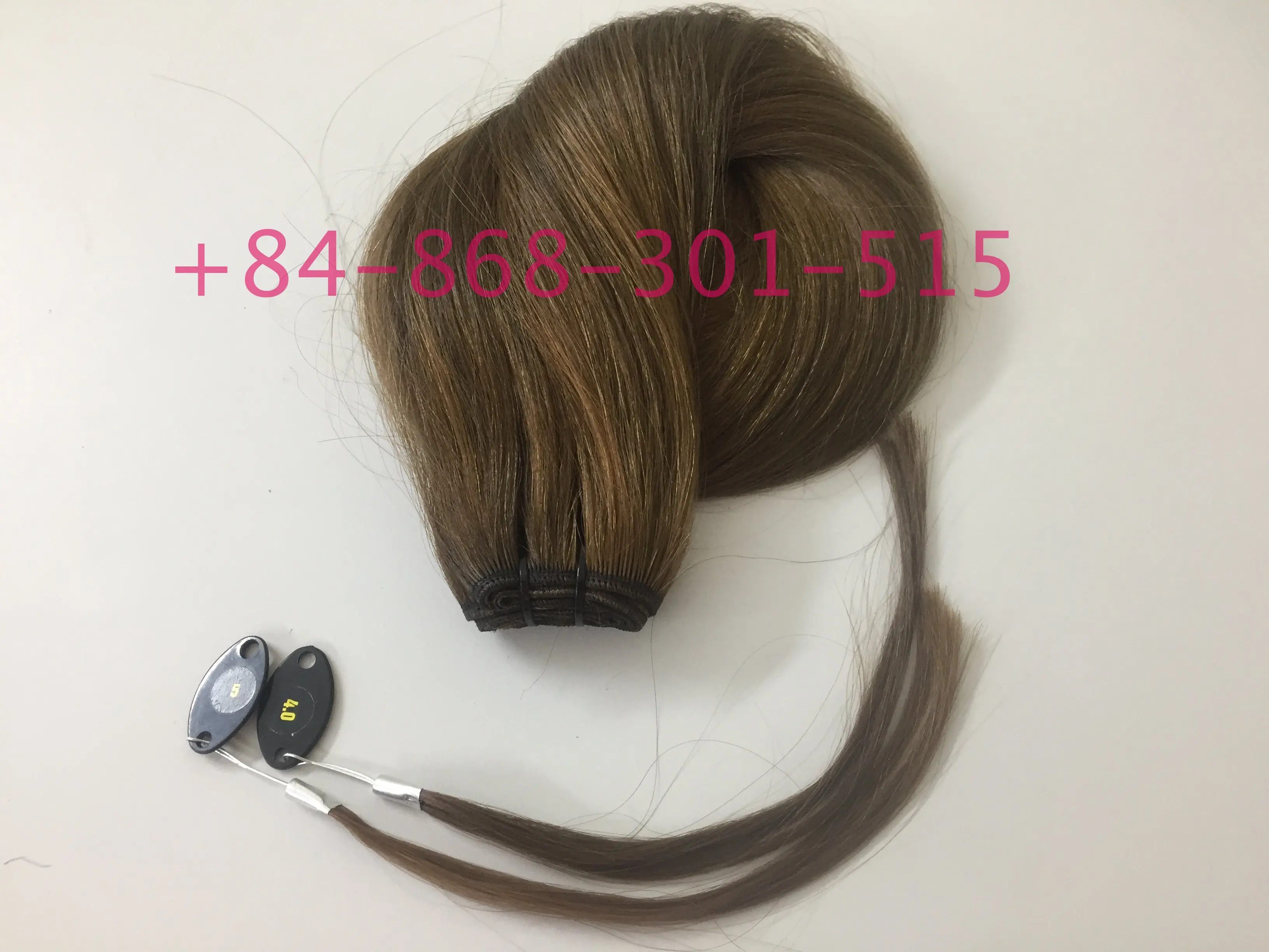 hand tied weft kinky straight hair accept paypal