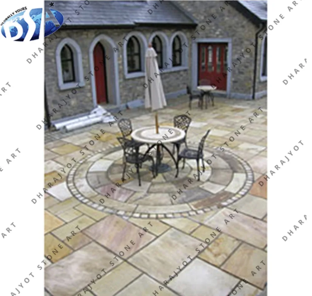 Разноцветная песчаная домашняя внешняя напольная плитка для декора