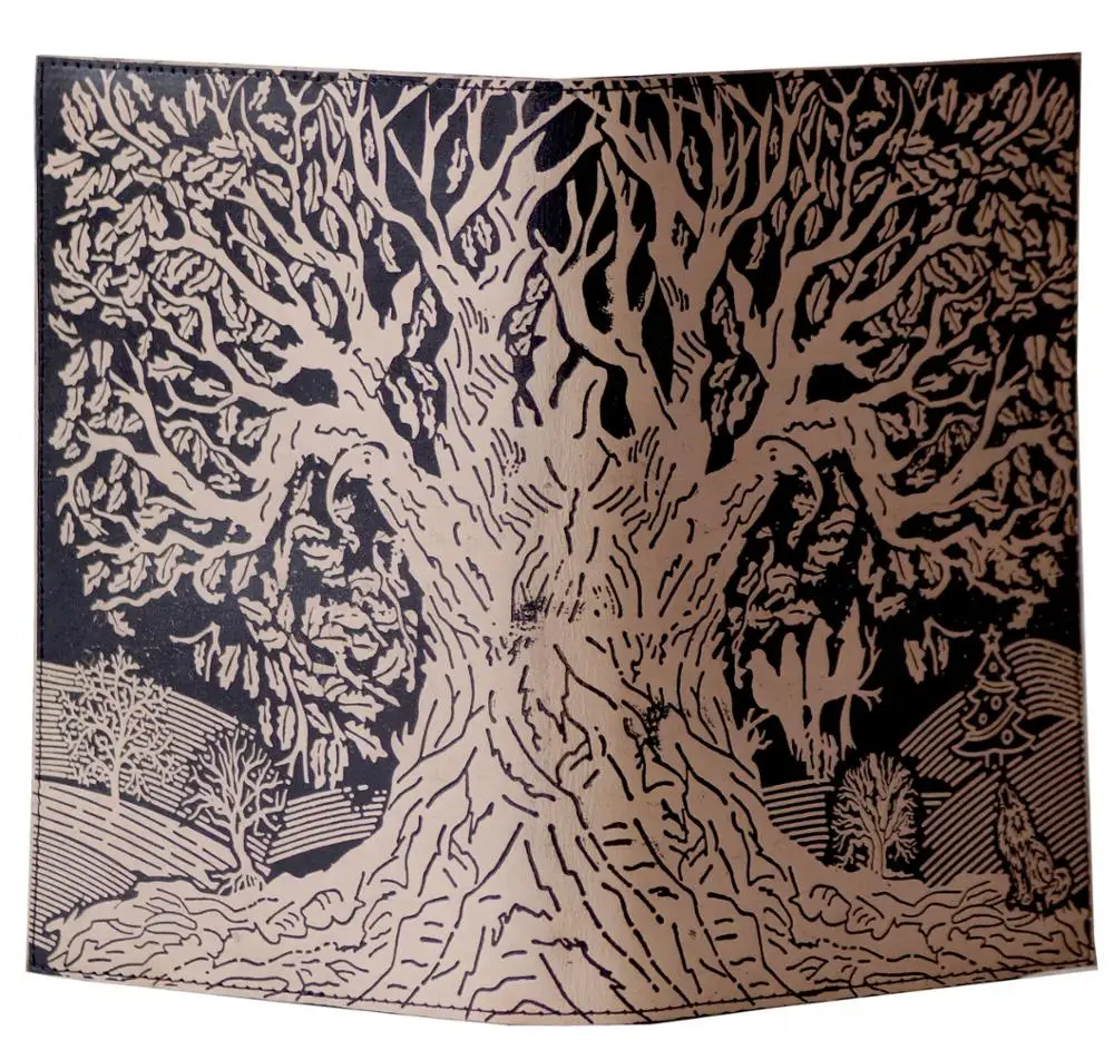 Antique Book Of Shadow Tree Of Life Celtic Journal Beautiful Design Genuine Leather Note Book & Sketchbook With Refillable Pages