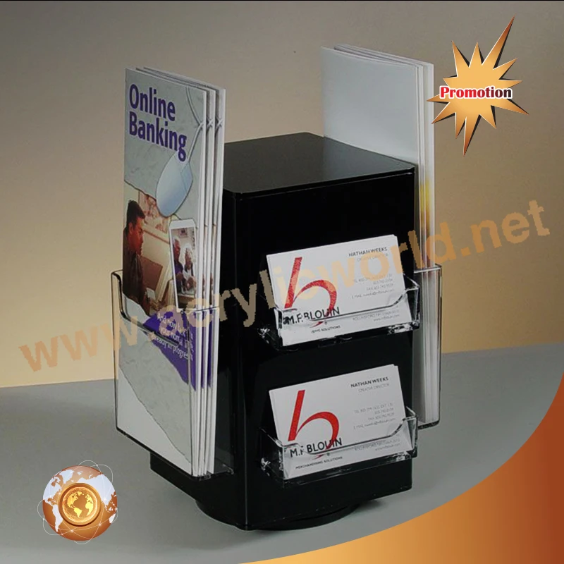 Customized 4 sides acrylic brochure holders display/acrylic brochure holder for a5 literature/acrylic brochure display racks brochure display rack