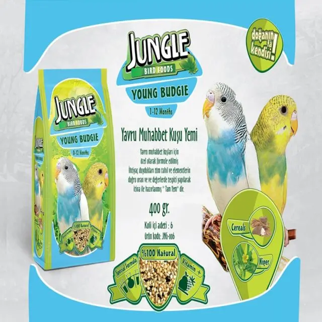 
Bird Food for Young Budgie - 6 PCS 