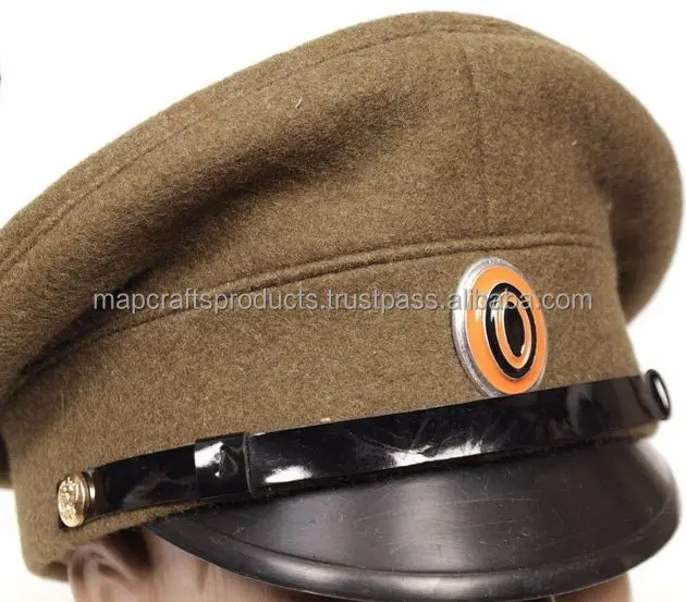 New Factory 100% Wool Custom Bulk High Quality Handmade Embroidery Uniforms Adult WW1 Hats