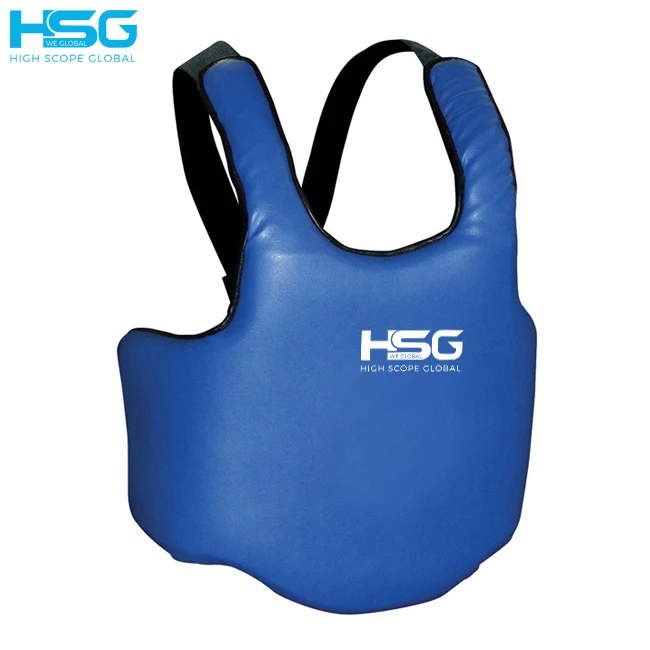 OEM Wholesale Professional Boxing Training Chest Protector Belly Guard Chest Protection Chest Guard MMA Kick Boxing Training PK