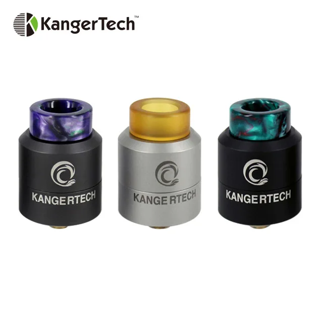 Kangertech AITE RDTA 2ml Capacity 810 Resin Drip Tip & Dual Posts Deck for Single Coil Building RTA Tank