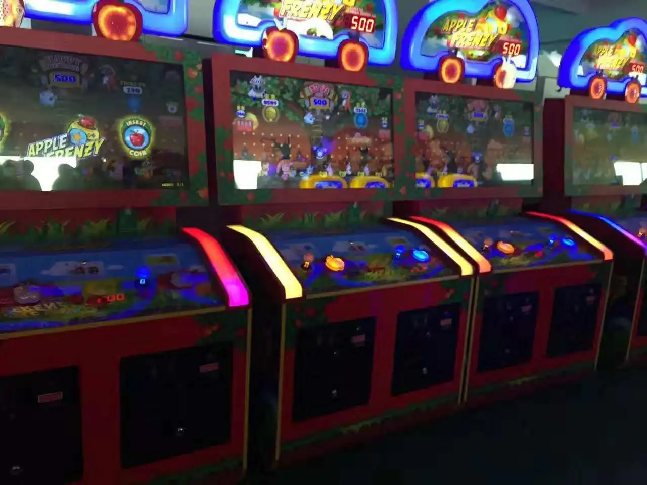 Hot Selling Apple_Frenzy  Arcade lottery Indoor Amusement Ticket Park Redemption Game Machine For Sale