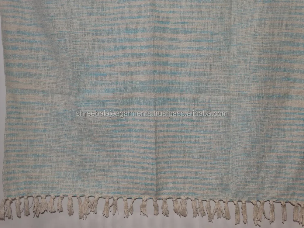 Wholesale Eco-friendly Soft Cotton Blanket Throw Pure natural cotton Strips pattern sofa throw blankets soft bed Throw