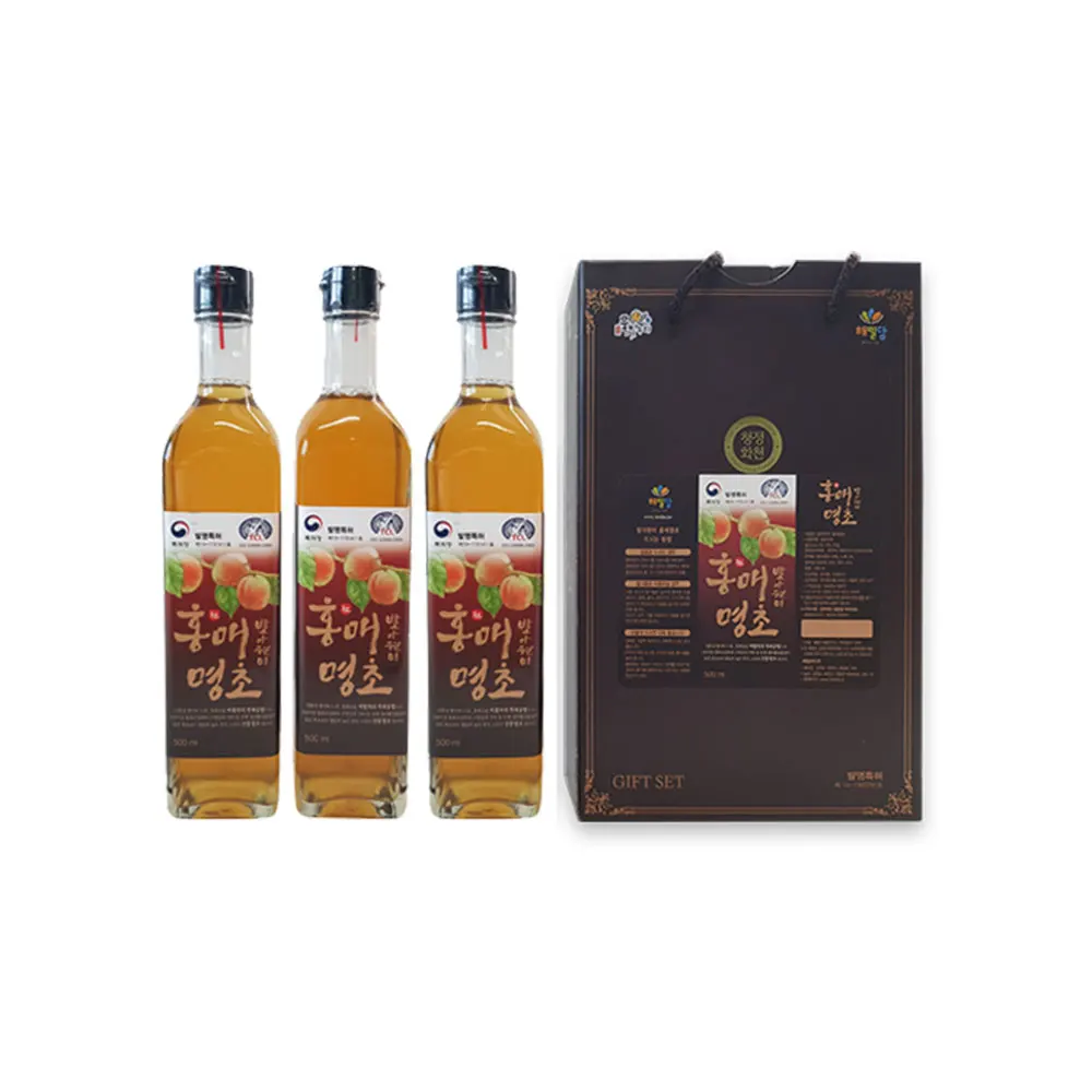 2020 best south korea Premium Red Plum Blossoms Grain Vinegar
