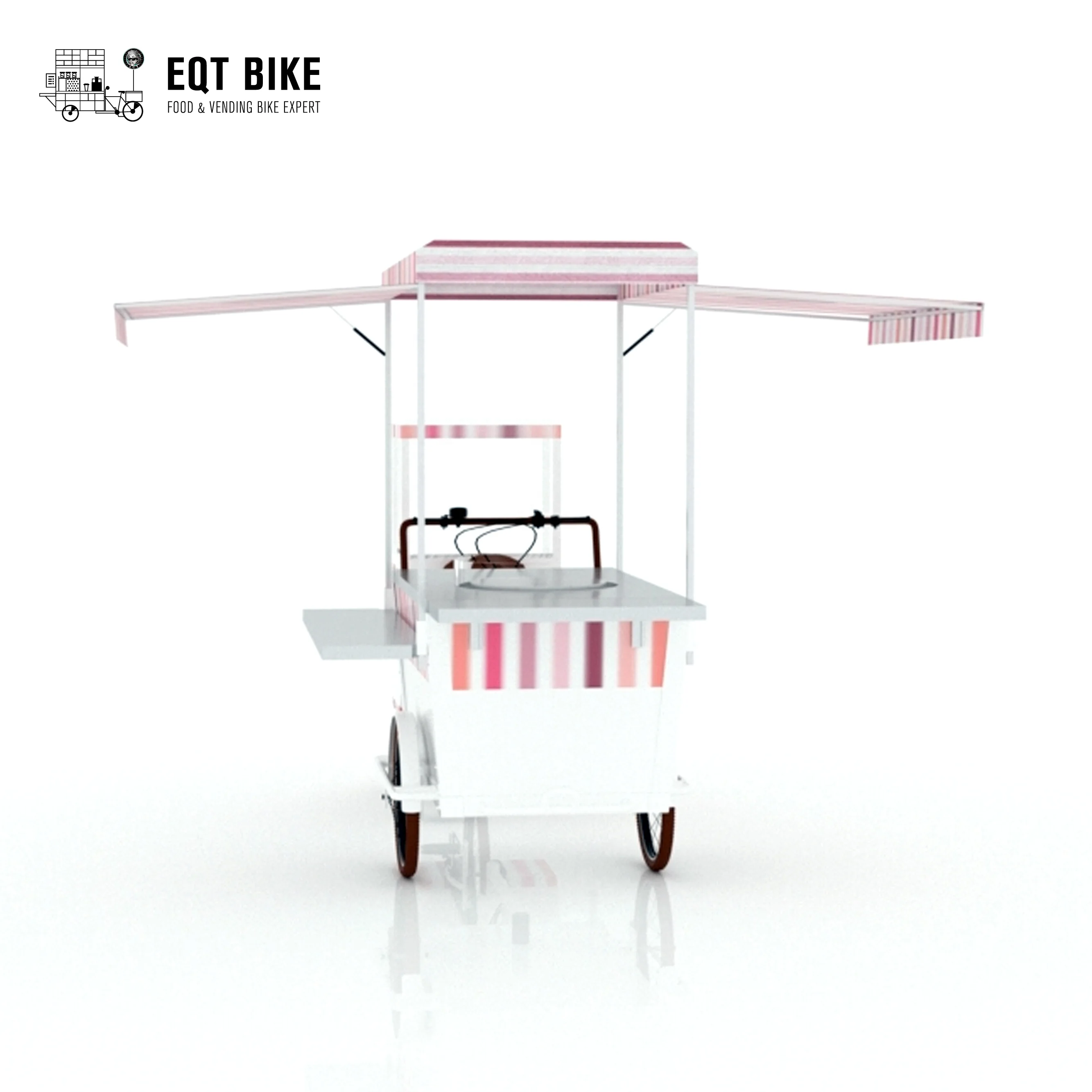 Mobile Fast Food Bike Front Load Snack Tricycle for Christmas Customized Cheap Classic Mini Bikes For Sale