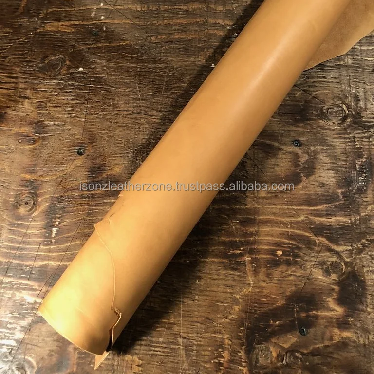 High Quality Cow Full Veg Tanned Crust Leather Genuine Vegetable Tanned Leather Shoes Belts Sofas Furniture Luggage Grain Type