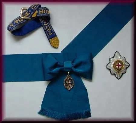 Masonic Regalia Antique Masonic High Priest Provincial Sash Exquisite Provincial Sash Traditional Craftsmanship & Elegant Design