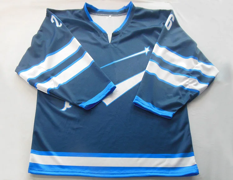 Tonton Sportswear Custom Color jersey hockey with number 100% Polyester  Custom Printed Ice Hockey Jersey